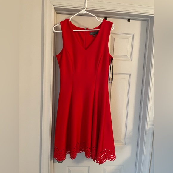 NWT Red Donna Ricco fit and flare dress! - Picture 4 of 6